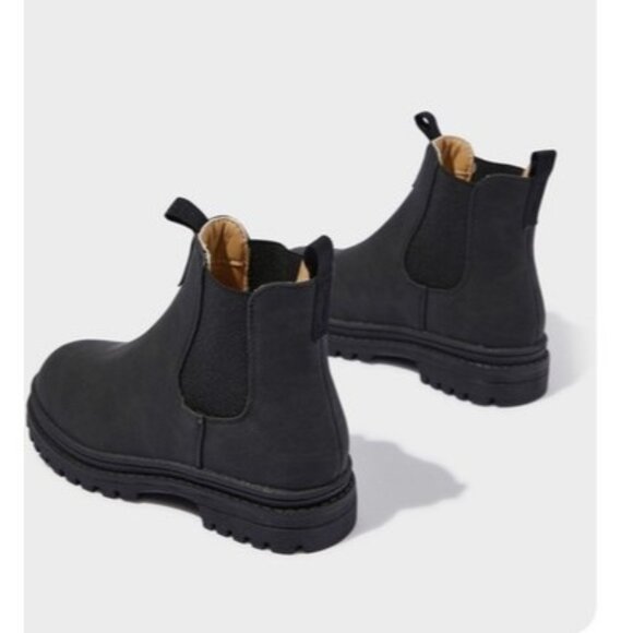 Cotton On Kids Other - Girls Cotton On Pull On Kids Black Boots Size 10